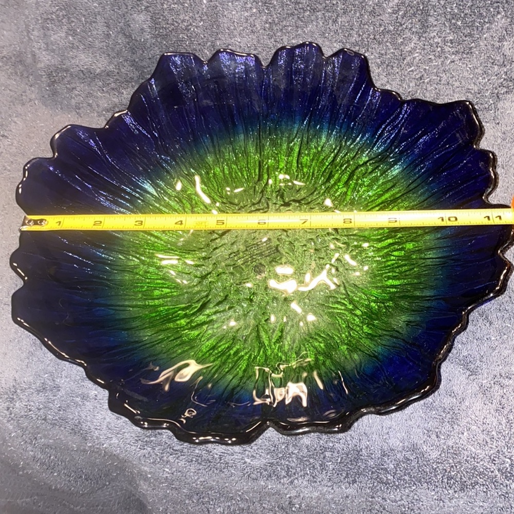 Beautiful Virios De Levantine Green Blue Dish from Spain - Picture 7 of 14